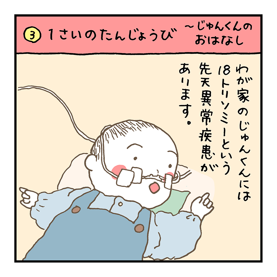 第3話「1さいのたんじょうび」~じゅんくんのおはなし~